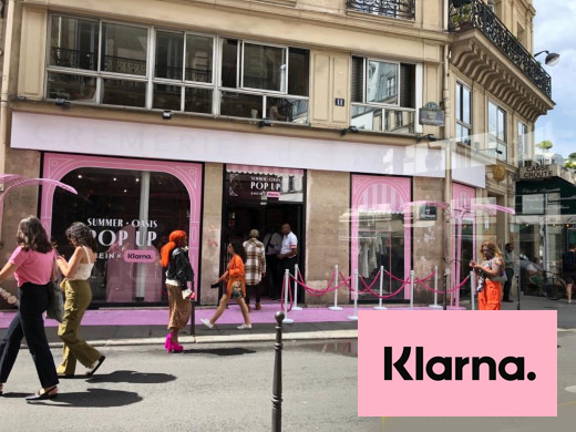 Klarna Pop Up Store Paris