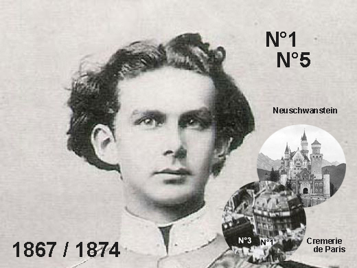 King Louis 2 of Bavaria, a fan of Cremerie de Paris Louis 2 of Bavaria